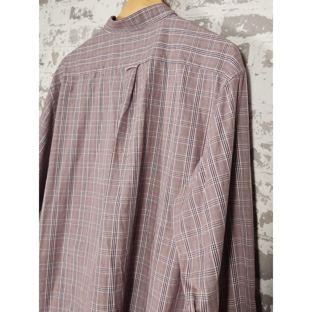 IZOD Premium Essentials Shirt Men XL Red Plaid Casual Button Down‎ Long Sleeve - Picture 13 of 16